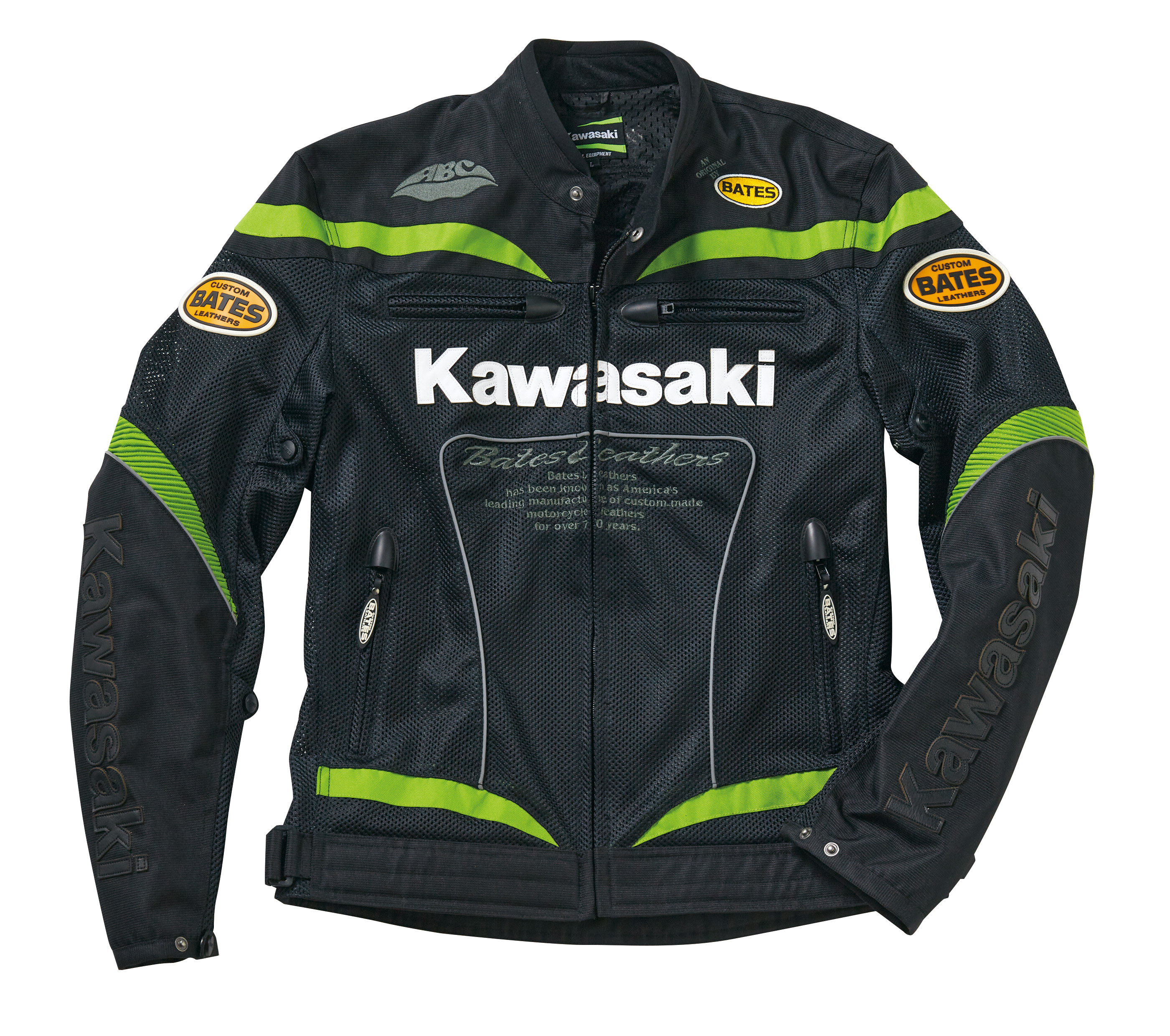 RSタイチ×カワサキプラザ 限定バイクジャケット、Kawasakiオール 